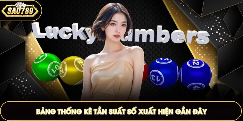 Bảng thống kê tần suất số xuất hiện gần đây