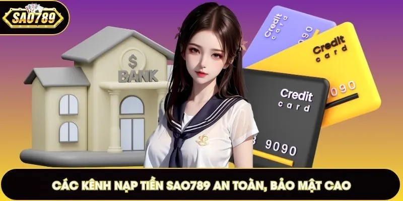 Các kênh nạp tiền Sao789 an toàn, bảo mật cao